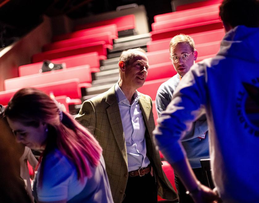 The Duke Of Edinburgh Visits Reading Rep Theatre