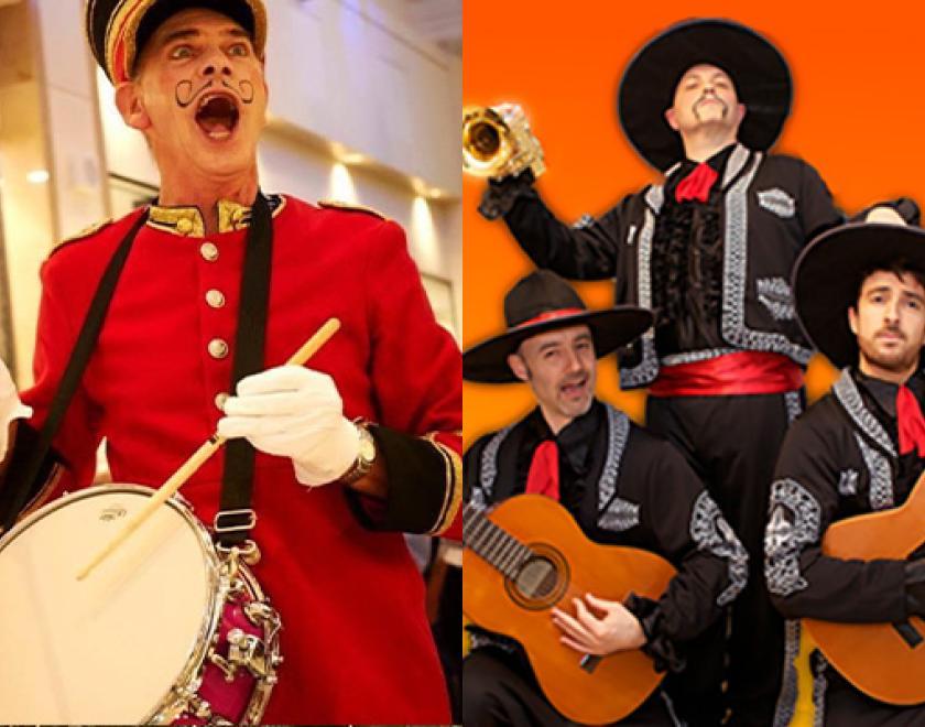 Toy Soldiers and Mariachi Band