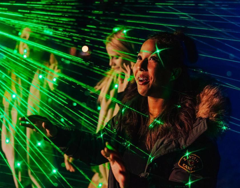 Immersive yourself in the Neverland Illuminova light trail at Wellington Country Park this December - photo by Luke Dyson