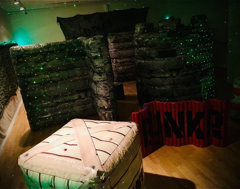 camoflauge inflatables for nerf