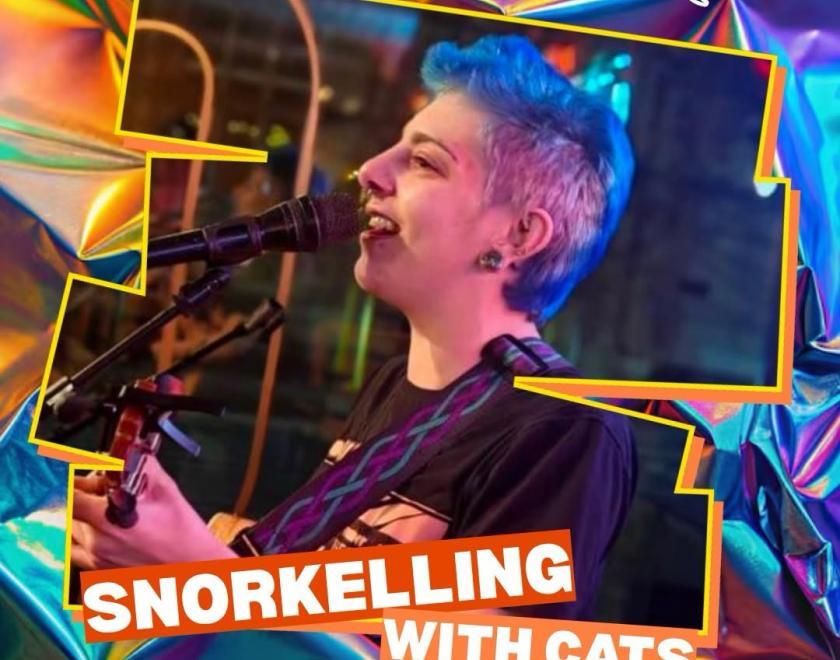Snorkelling With Cats will be performing on the Pride Xtra Stage at Reading Pride 2026