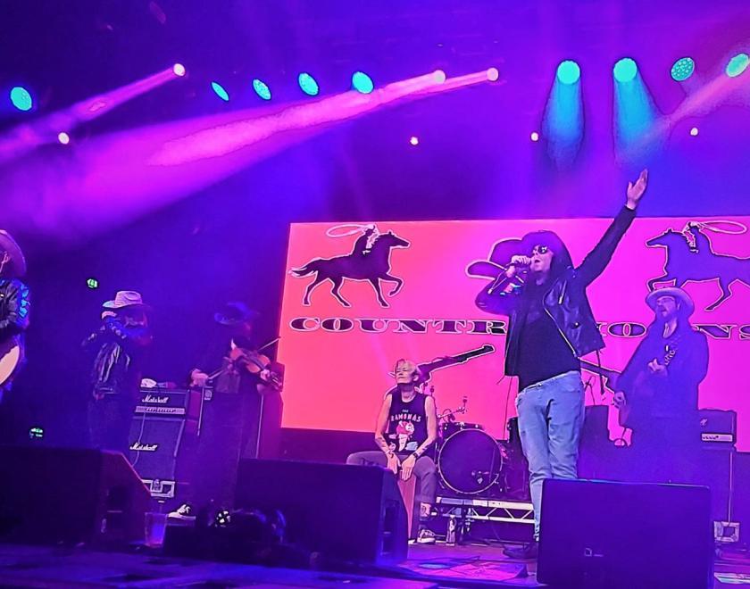 The Country Moans are performing on the Pride Alive Stage at Reading Pride's Love Unites 2023