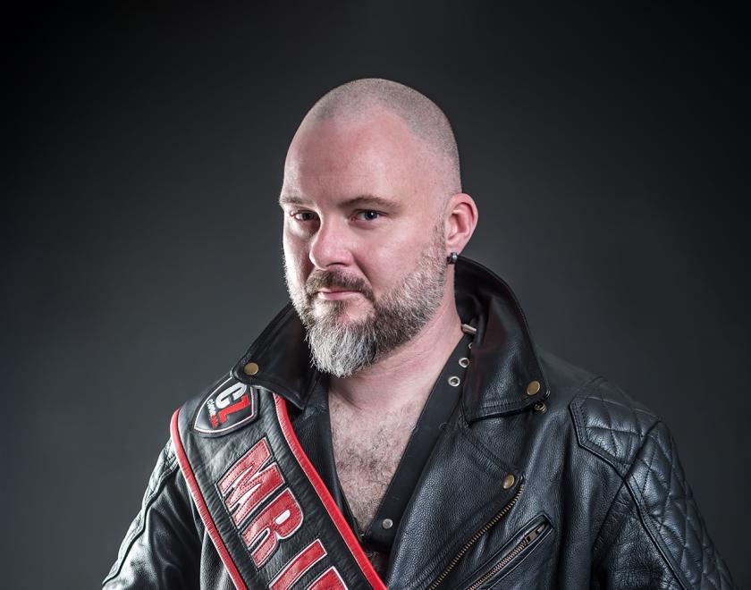 Jamie Wake hosts on the main stage at Reading Pride Love Unites 2022