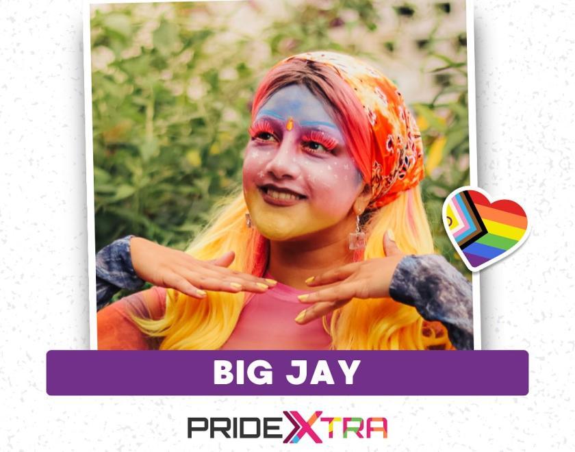 Big Jay is performing on the PrideXtra stage at Reading Pride's Love Unites