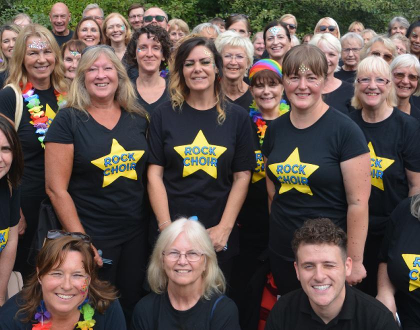 Rock Choir will appear on the main stage at Reading Pride's Love Unites 2023