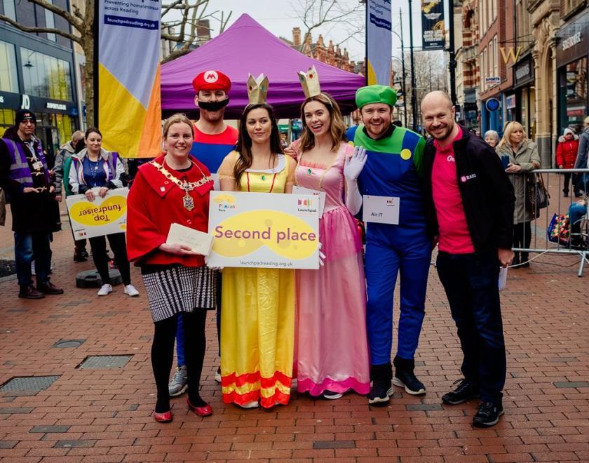 Launchpad’s annual Pancake Race which saw teams batter it out on Broad Street