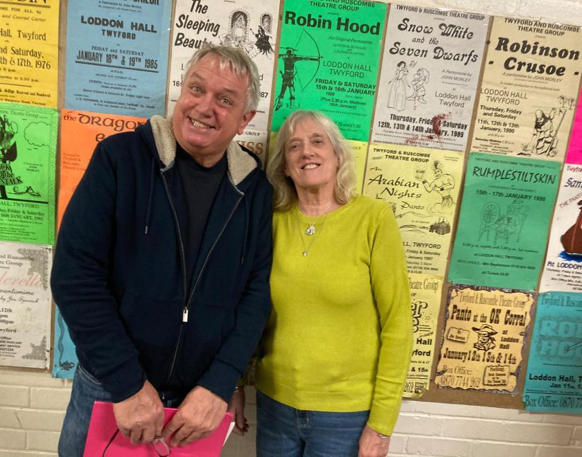 Twyford Theatre rehearse New Year panto Treasure Island