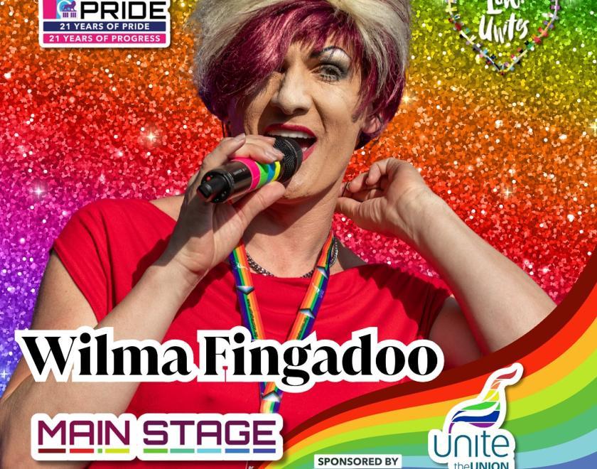Wilma Fingadoo is one of your Main Stage hosts at Reading pride Love Unites 2024
