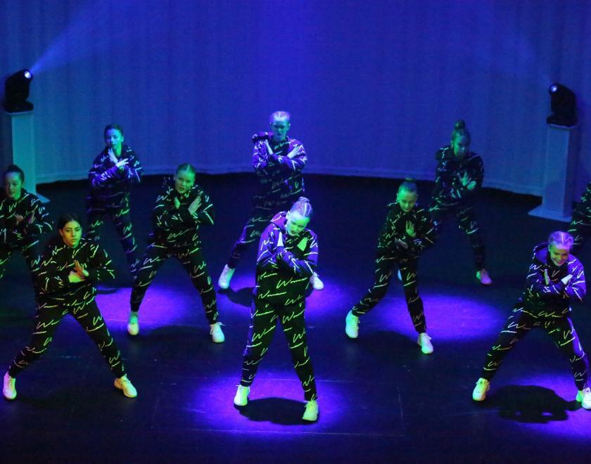 Street Dancers on Stage Performing