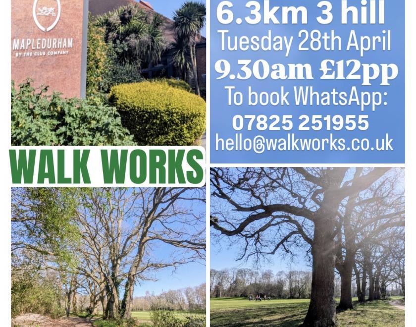 Walk Works guided walk from The Club, Mapledurham