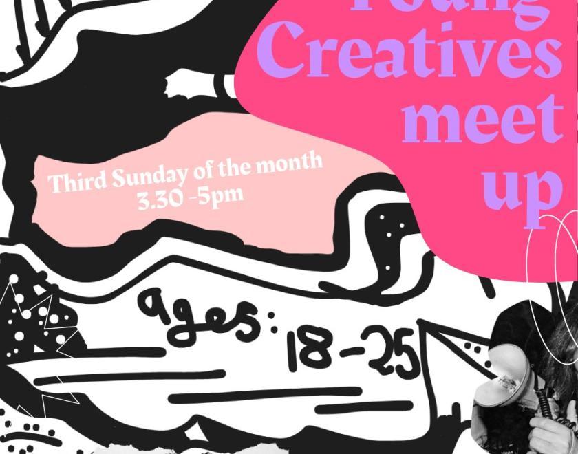 digital poster with patterns and shapes