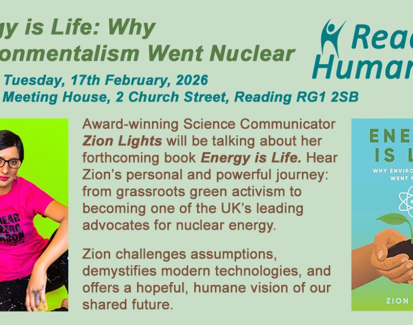 Text and pictures describing talk