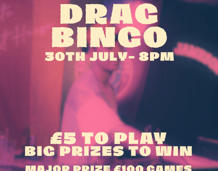 Trading Hall Drag Bingo at Market House, 30 July, 8pm. £5 to play with big prizes including a £100 games voucher or one-night hotel stay
