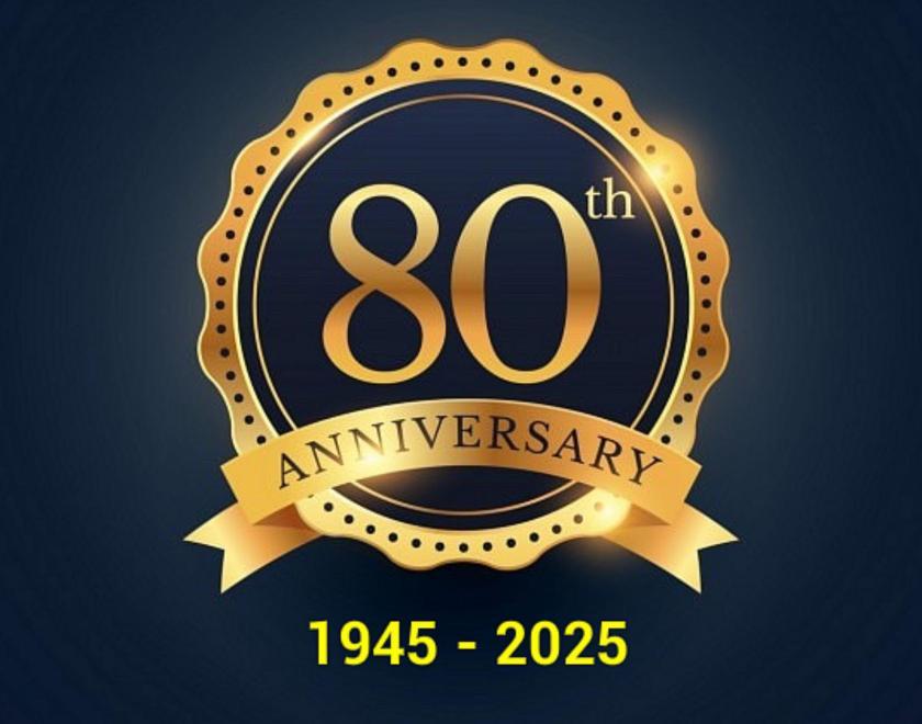 Triangle Players 80th Anniversary badge