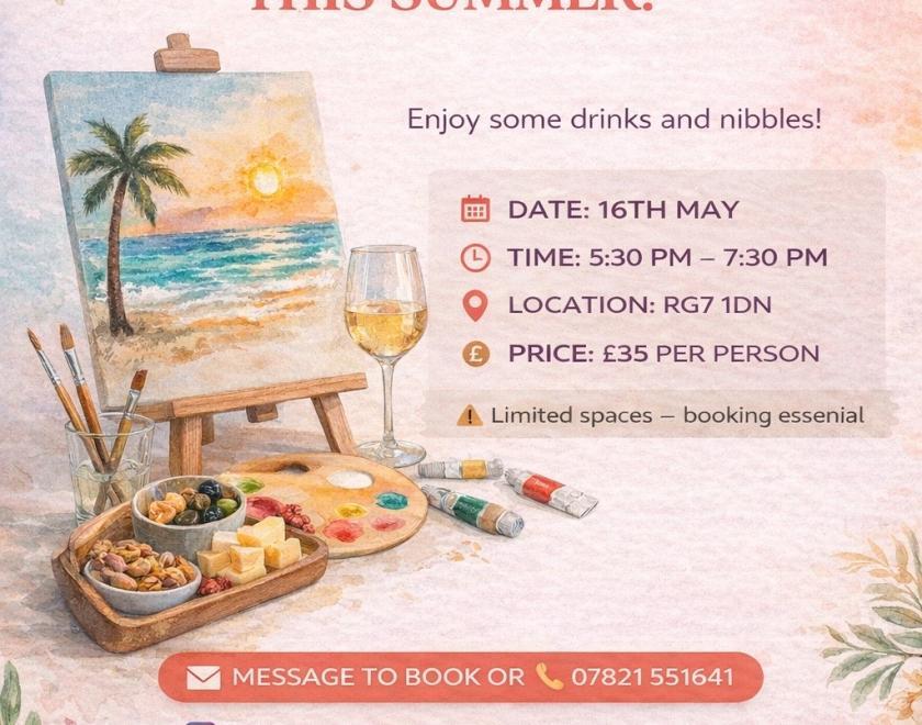 Sip and Paint a art session 16th May
