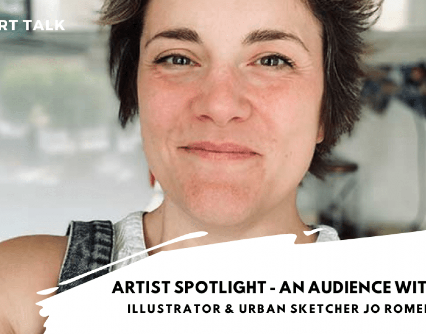 art talks with local professional artists Caversham Reading Berkshire illustration sketching Jo Romero