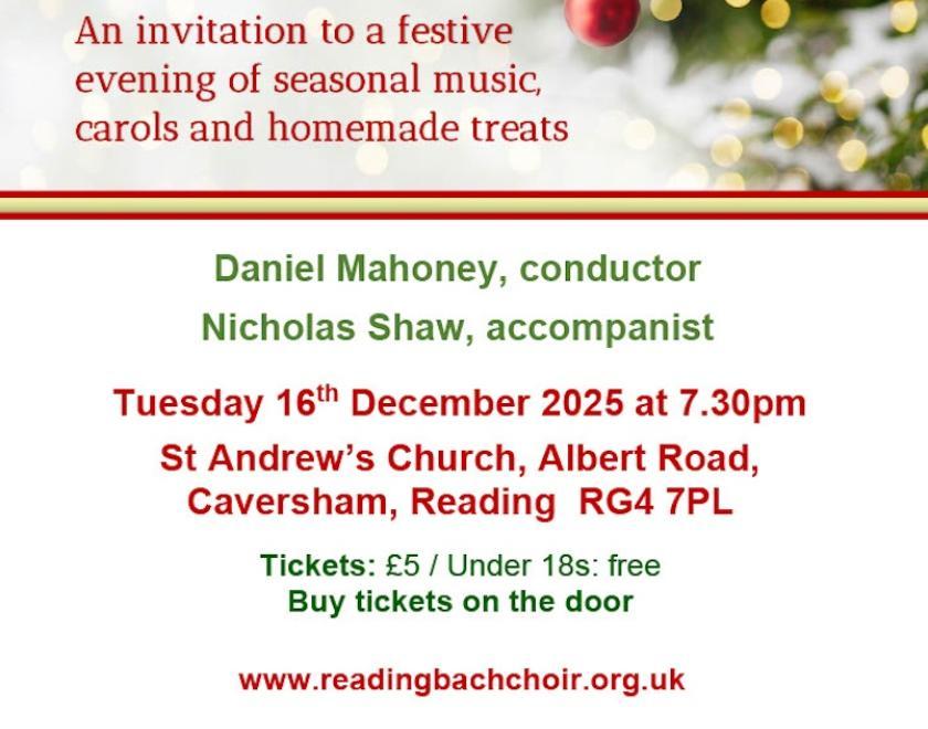 image of christmas tree on poster