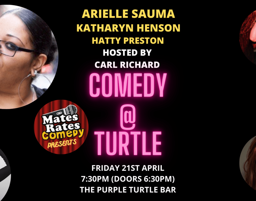 Comedy at Turtle with Headliner Arielle Souma