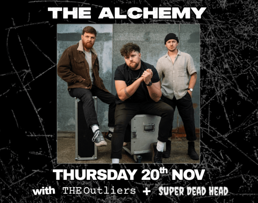 The Alchemy @thealchemyofficial  "merging twinkling guitars with rumbling basslines, far-reaching sounds sizzle with moodiness, and their frontman Rhys Taylor radiates energy.” - Louder  "The Alchemy gets the nuisances of rock. The flashes of different genre styles are so enjoyable, you feel like you are listening to an evolving, ambitious rock act.” - New Noise  with Support from The Outliers @theoutliers_band and @superdeadhead.official  FREE ENTRY // 18+ ID Required