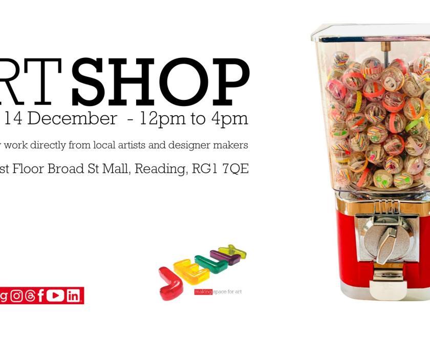 gumboil machine with miniature art works inside