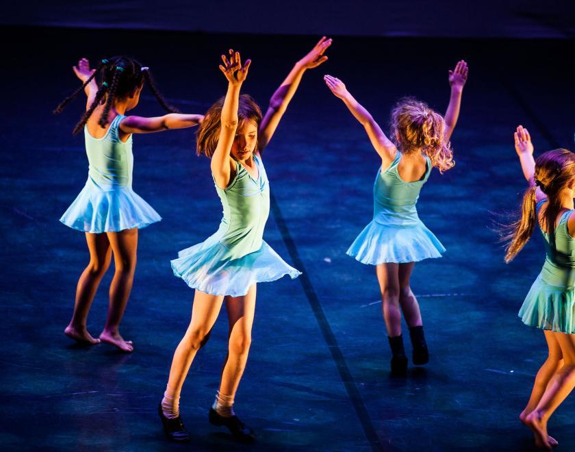 SOTA Pupils performing on stage