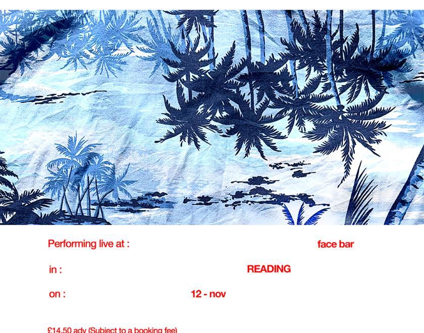 Benefits (punk duo)  with Reading electro legend Dan Le Sac at the Face bar artwork. Wed 12 Nov 