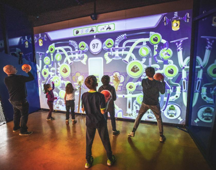 Immersive Playzone digital playwall