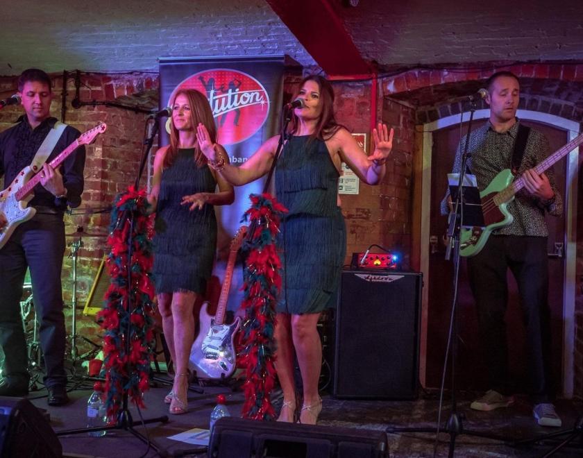 Evolution onstage at The Jazz Café in Reading.