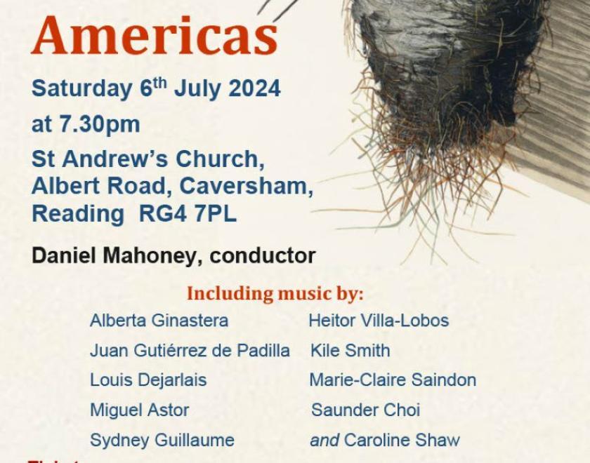 A poster giving details of the concert