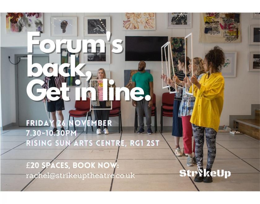 Forum's back, get in line.