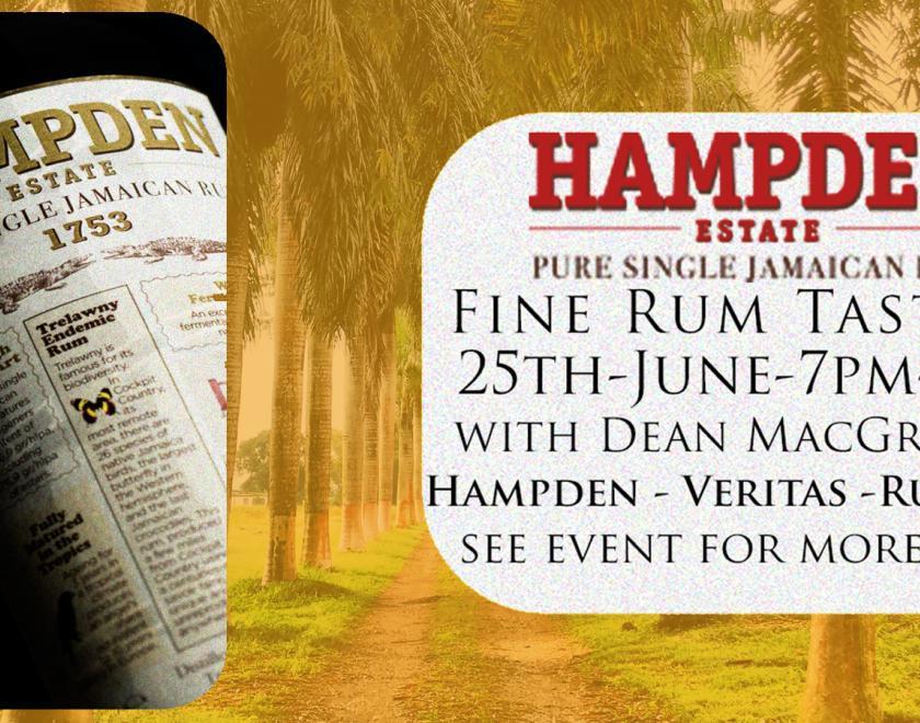 Hampden Jamaican Rum Tasting