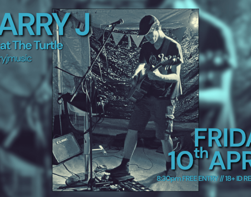 HARRY J - @harryjmusic  60s/70s/80s - Classic Rock / Soft Rock / Country / Folk and more Reading's Harry J is a singer and multi-instrumentalist with over 20 years playing and recording a variety of styles from rock, blues, soul, pop, indie, metal & more.  His current solo repertoire consists of 400+ songs wide-ranging in terms of genre and decade;  8:30PM // FREE ENTRY // 18+ ID Required