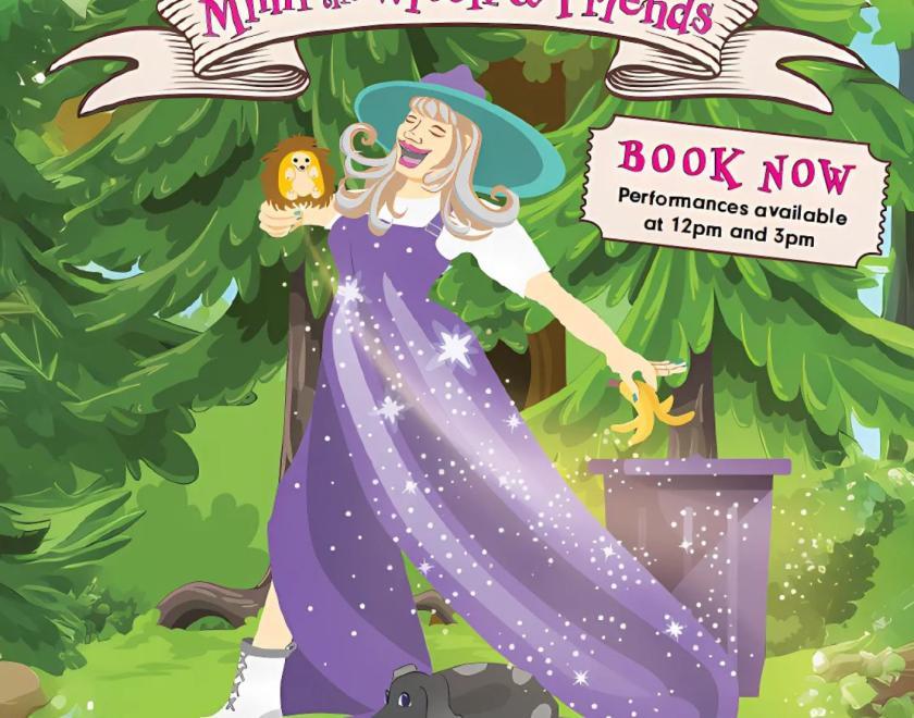 Mimi The Witch show poster.