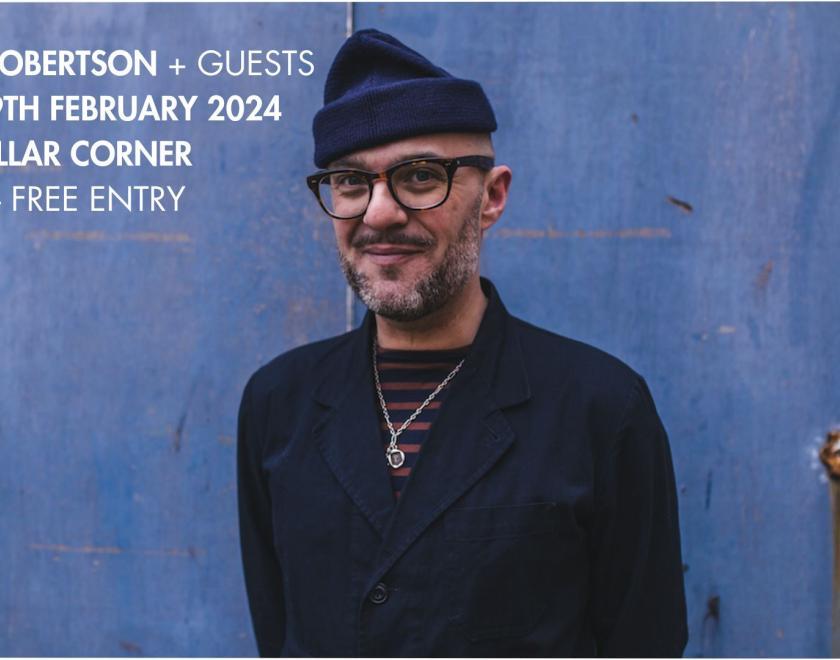 Justin Robertson & guests at Blue Collar Corner