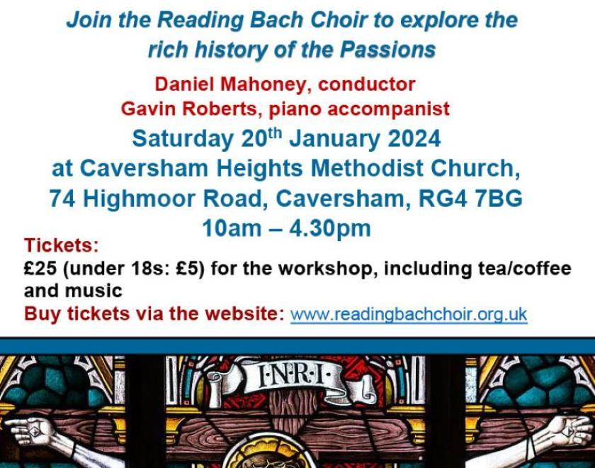 A poster giving details of the concert