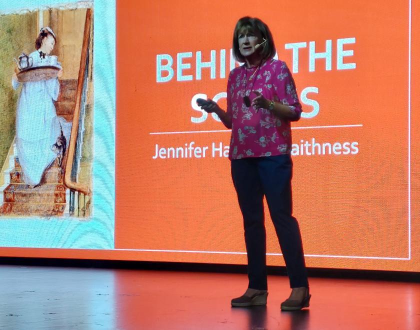 Event presenter Jenny Hastings Caithness 