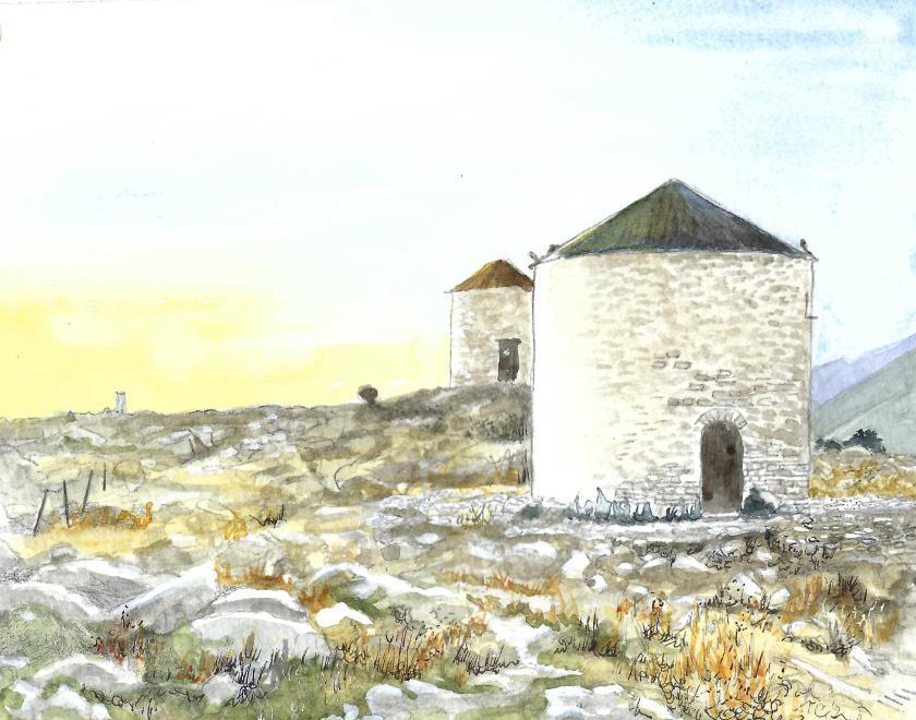 Windmills at Sunrise