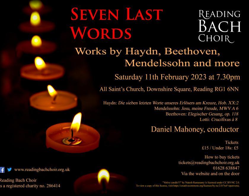 A poster giving details of the concert