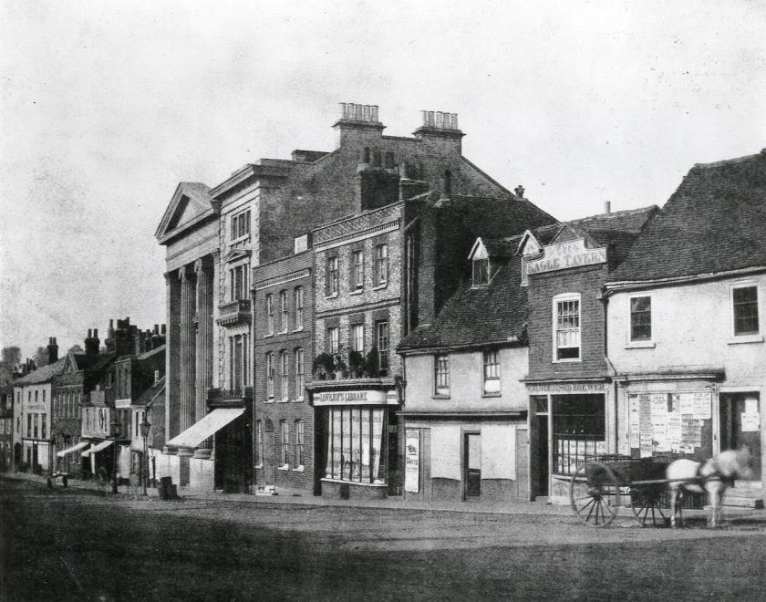 Photo of London Street in Reading in 1846