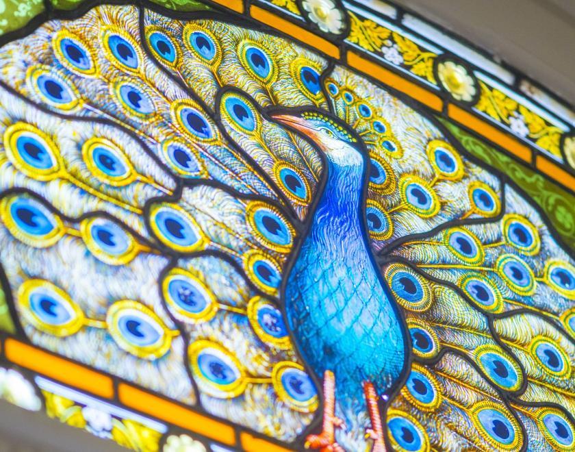 stained glass window