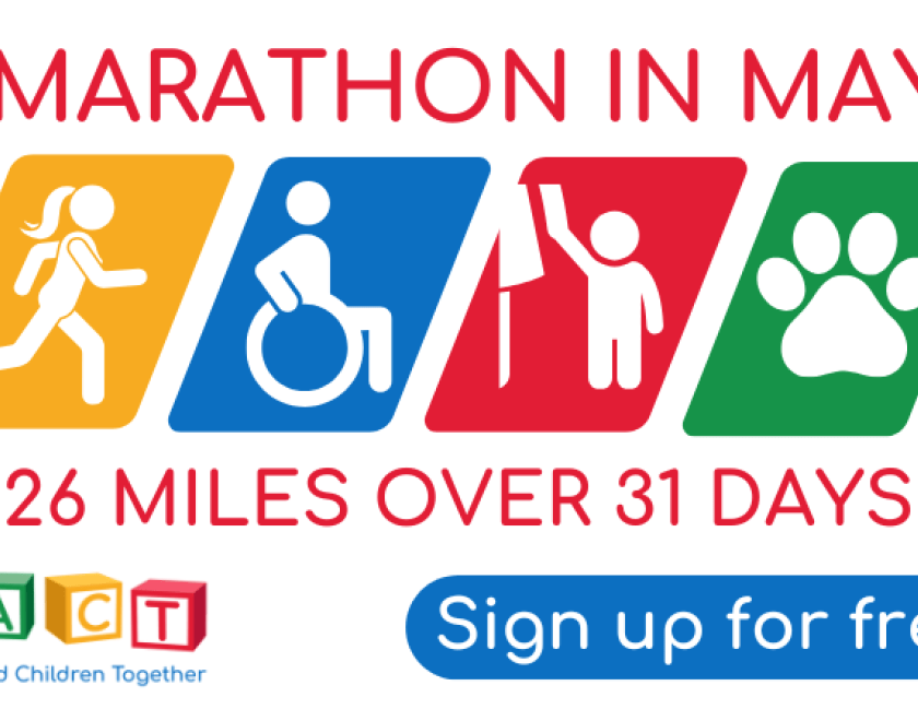 PACT's Marathon in May logo