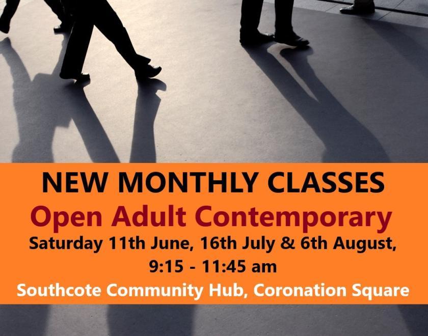 Open Adult Contemporary Dance: Monthly Classes