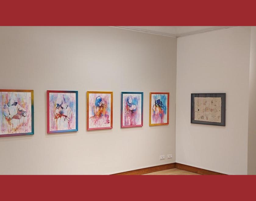 Prayer Teakster (series of five), Hands of Otherness, Madhu Manipatruni.