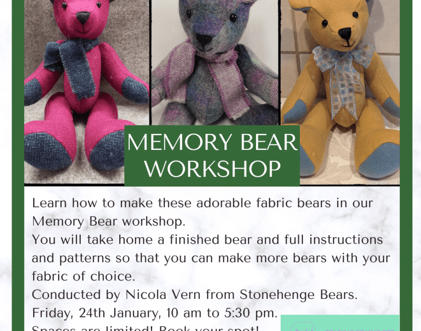 Flyer with pictures of bears