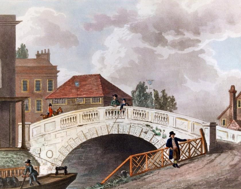 Old image of High Bridge in Reading
