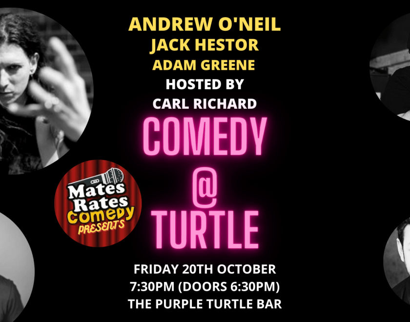 Comedy at Turtle with Headliner Andrew O'Neill