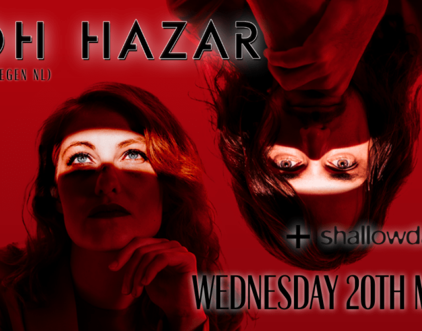OH Hazar (Nijmengen NL)  @ohhazarmusic  Taking you on a journey that feels like a film: intense, poetic, and alienating  Saturated with late 70's proto punkian glitches, angular stabs of sound and artful spastic intricacies, Like an amalgam of bands like DEVO, Oingo Boingo, The Flying Lizards, Pere Ubu and such, the sense is frantic art.   with support from @shallowdaze.band  FREE ENTRY / 18+ ID Required