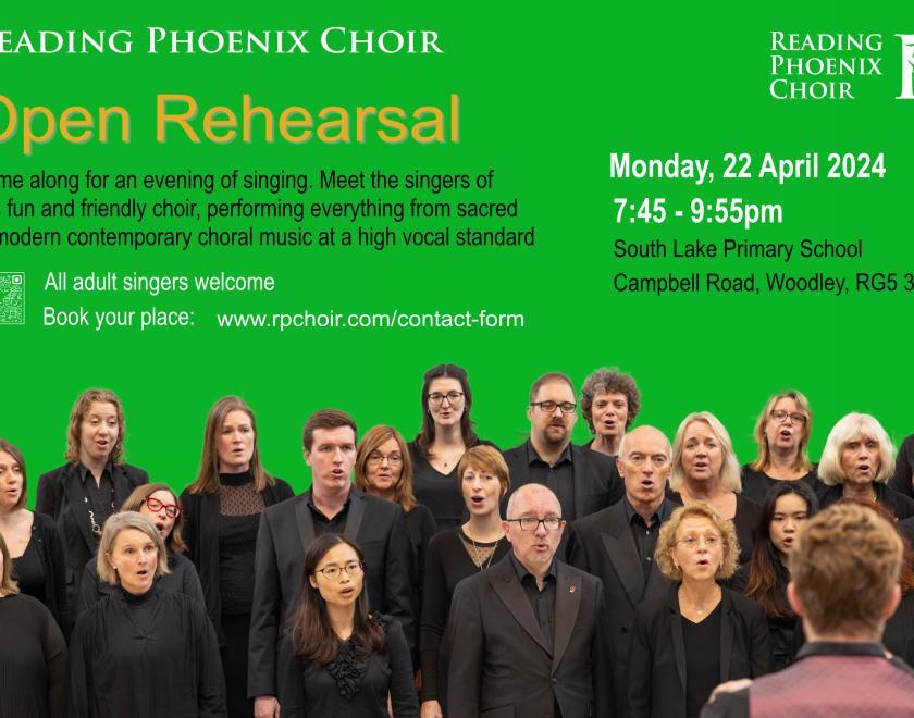 RPC Open Rehearsal Poster