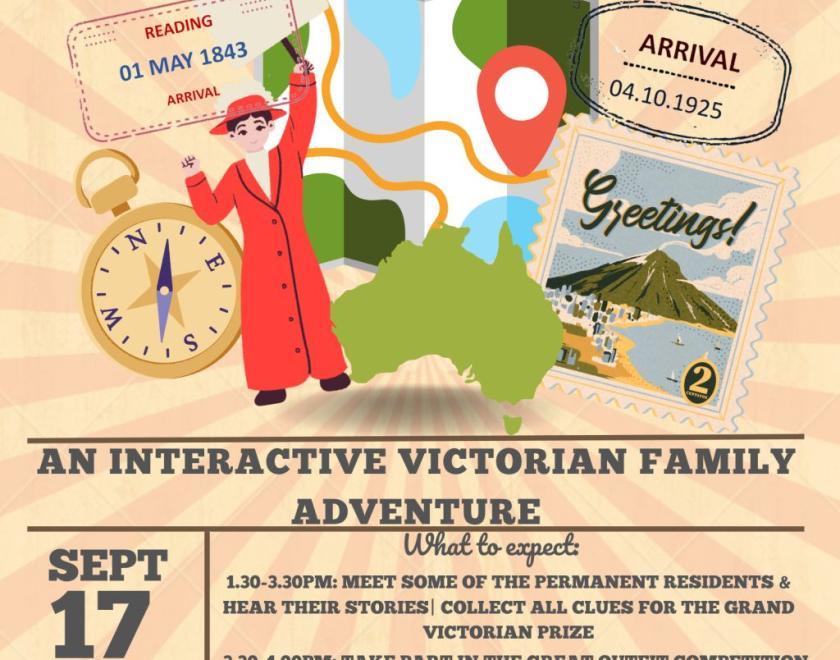 poster for Reading Old Cemetery event