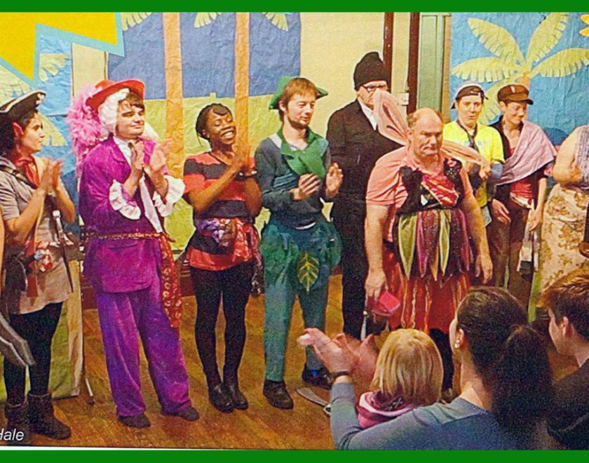 Cast of Rising Sun panto of Peter Pan